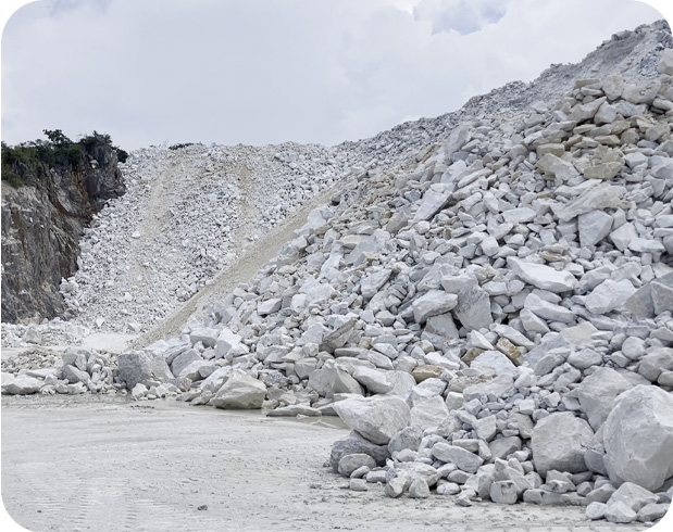 2.We possess calcium carbonate mines with excellent quality and abundant reserves
